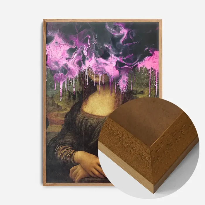 21x30cm | 8¼ x 11¾in / Oak Wood Frame