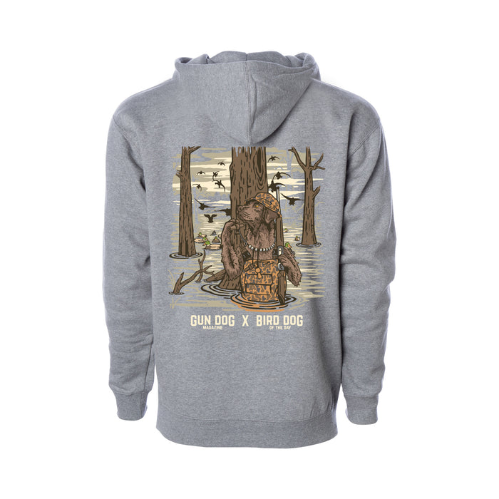 Chocolate Labrador / Heather Grey / M