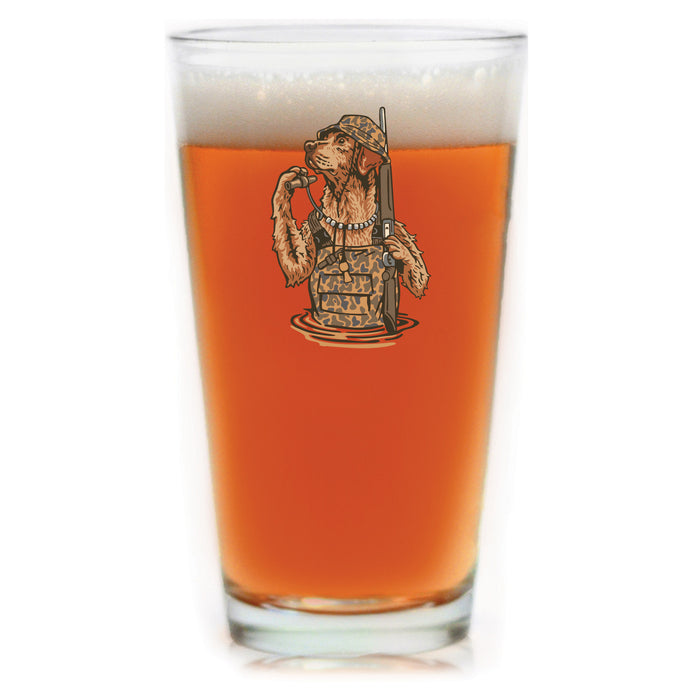 Duck Dog Pint Glass