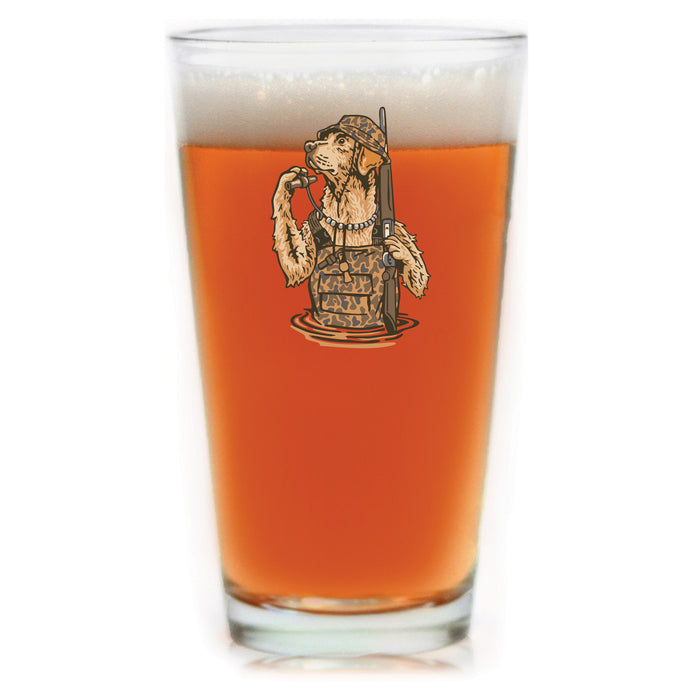 Duck Dog Pint Glass