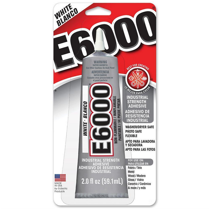 E6000 Glue 2oz White - artcovecrafts.com