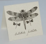 EARRINGS: DRAGONFLY STUD, SILVER
