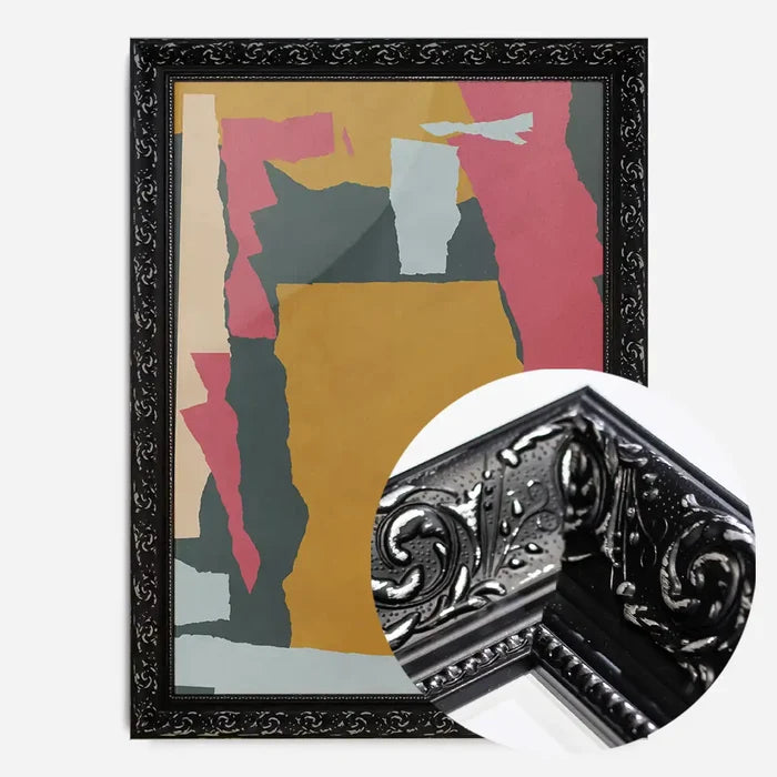 21x30cm | 8¼ x 11¾in / Black Ornate Frame
