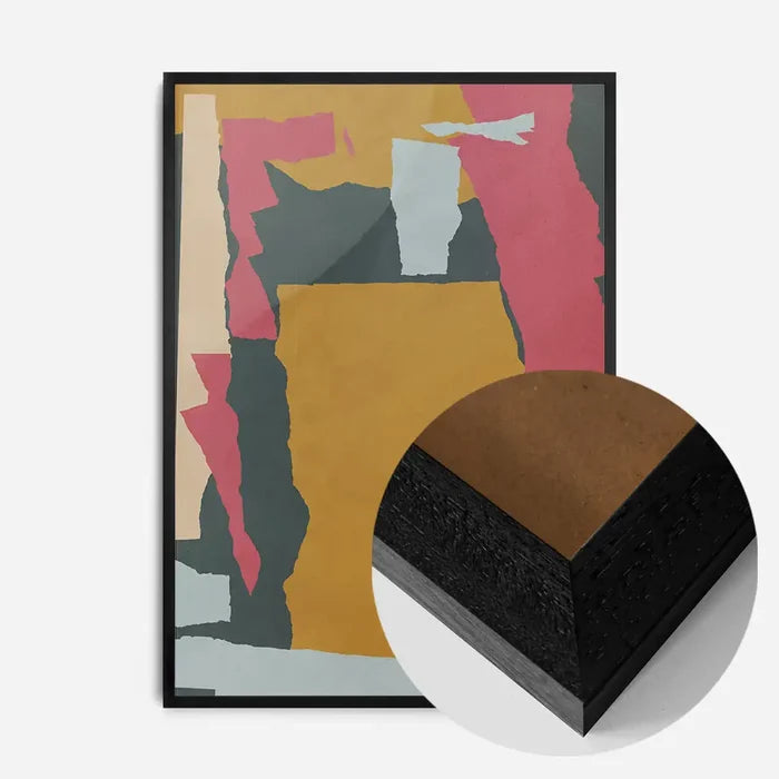 21x30cm | 8¼ x 11¾in / Black Wood Frame