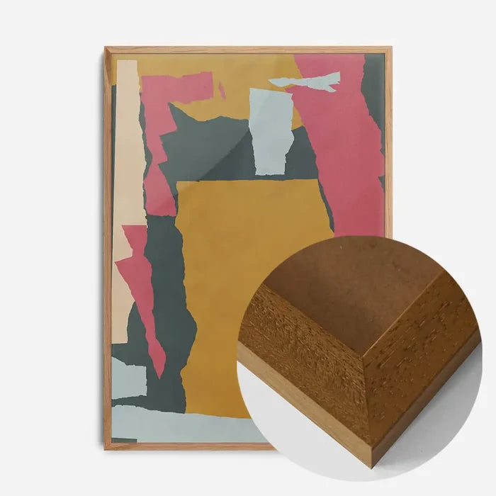 21x30cm | 8¼ x 11¾in / Oak Wood Frame