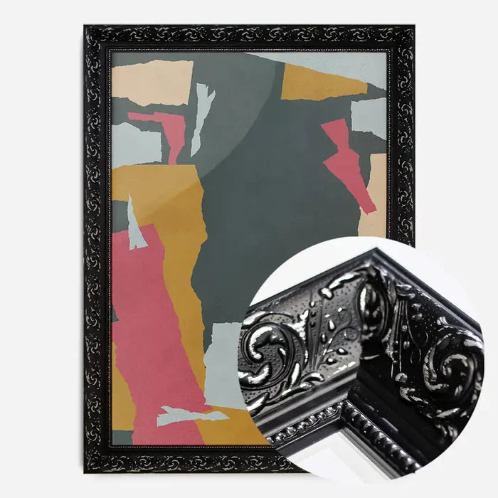 21x30cm | 8¼ x 11¾in / Black Ornate Frame