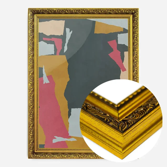 21x30cm | 8¼ x 11¾in / Gold Ornate Frame