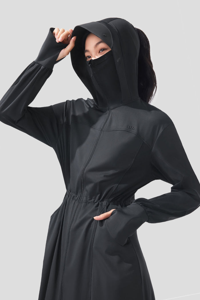 Ease - Women's Full Protection Loose Long Sun Jacket UPF2000+ AL824