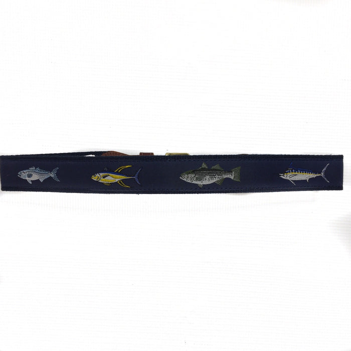 Ebinger Brothers Leather Woven Belt