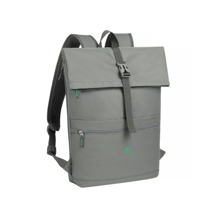 RIVACASE ECO Rolltop 15L backpack (Grey) | Isetan KL Online Store