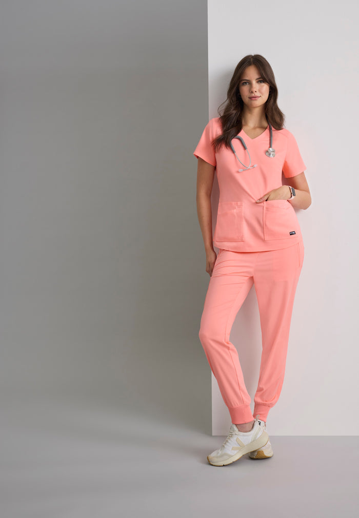 Eden Jogger - Bright Papaya - Grey's Anatomy Scrubs