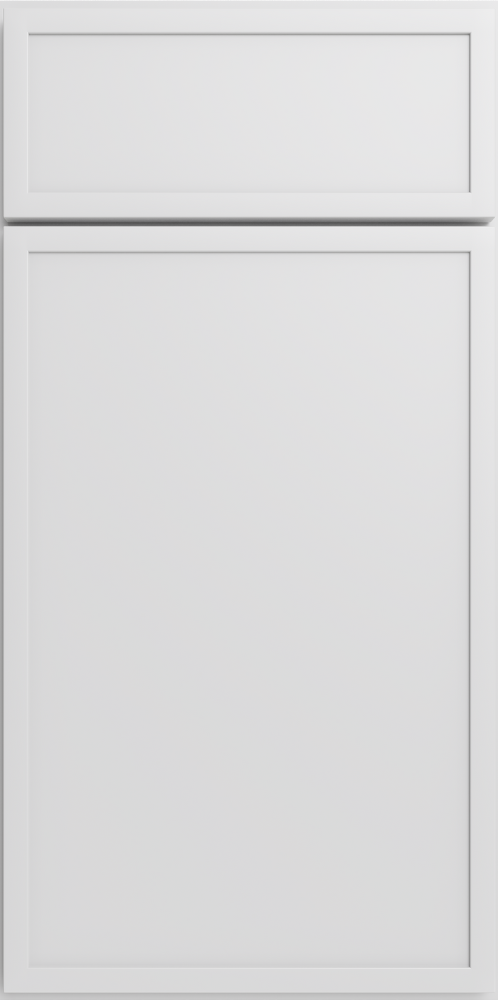 Edgeline White (Slim Shaker)- Sample Door **Free Shipping! Fully Refundable