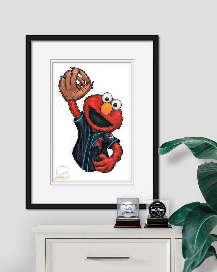 ELMO x MLB Diamondbacks Limited Edition Art Print