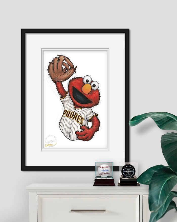 ELMO x MLB Padres Limited Edition Art Print