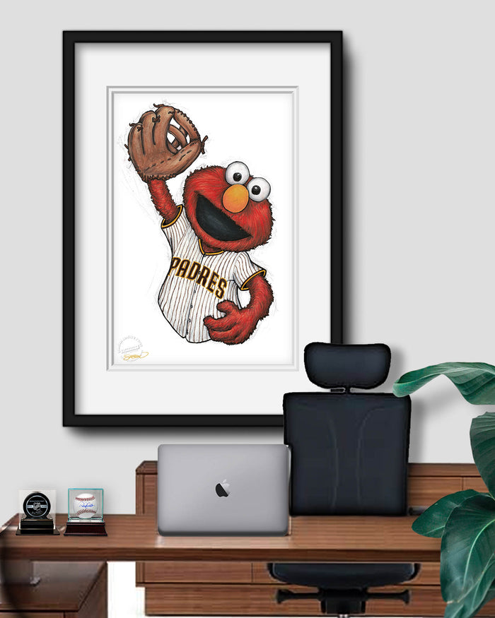 ELMO x MLB Padres Limited Edition Art Print