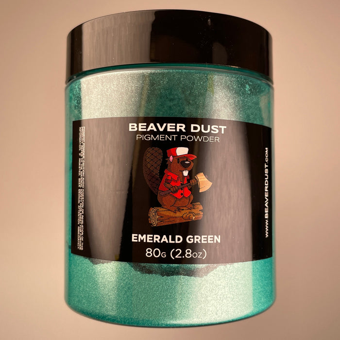 Emerald Green Beaver Dust Mica Pigments
