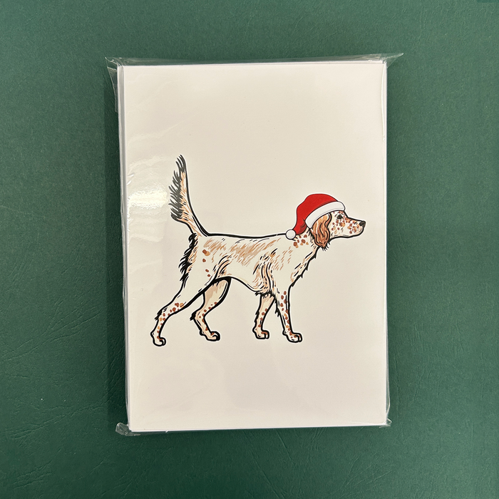 English Setter Christmas Cards - Set of 12