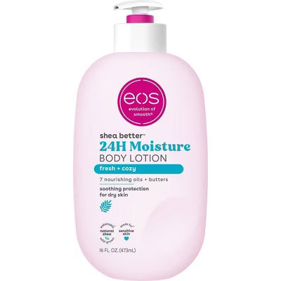 EOS Shea Better 24H Moisture Body Lotion - Fresh & Cozy  لوشن الجسم بزبدة الشيا