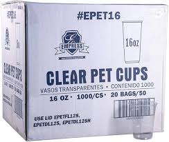 EPET20 / 20 OZ PET COLD CUP  [CASE OF 1,000]