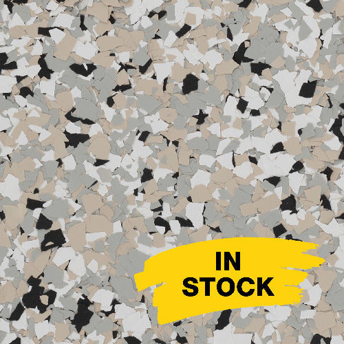 CABINFEVER | EPOXY FLAKES - garage floor chips, flake floor, and speckled garage floor