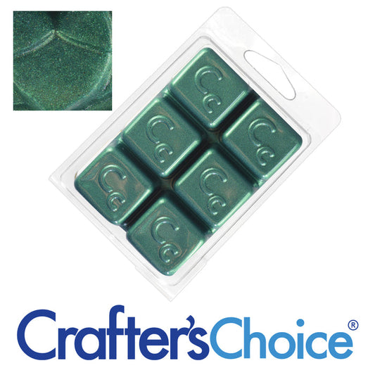 Evergreen Sparkle Mica Soap Color Blocks