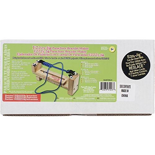Ezzzy Jig Parachute Bracelet Maker by Pepperell - artcovecrafts.com