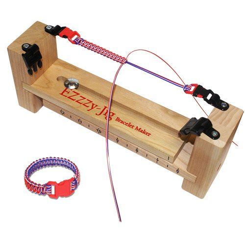 Ezzzy Jig Parachute Bracelet Maker by Pepperell - artcovecrafts.com