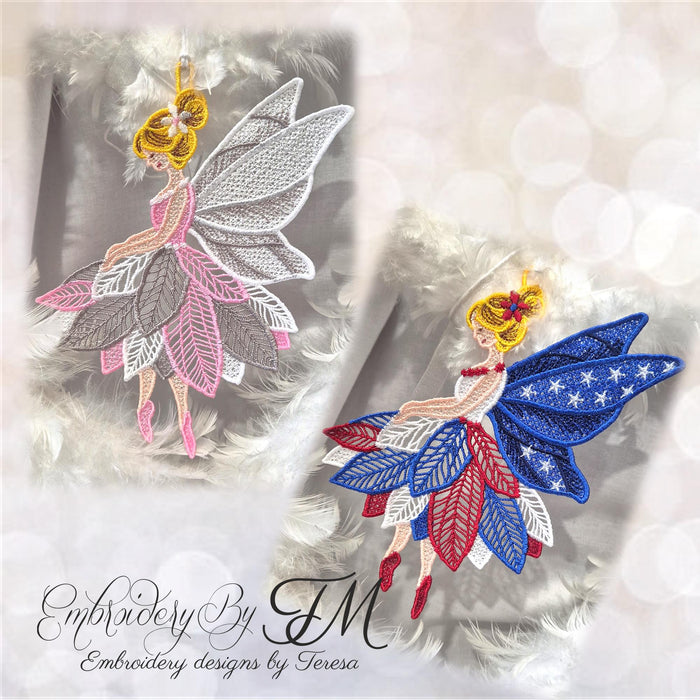 Fairy Set (US Fairy and Pink Fairy) / 5x7 hoop