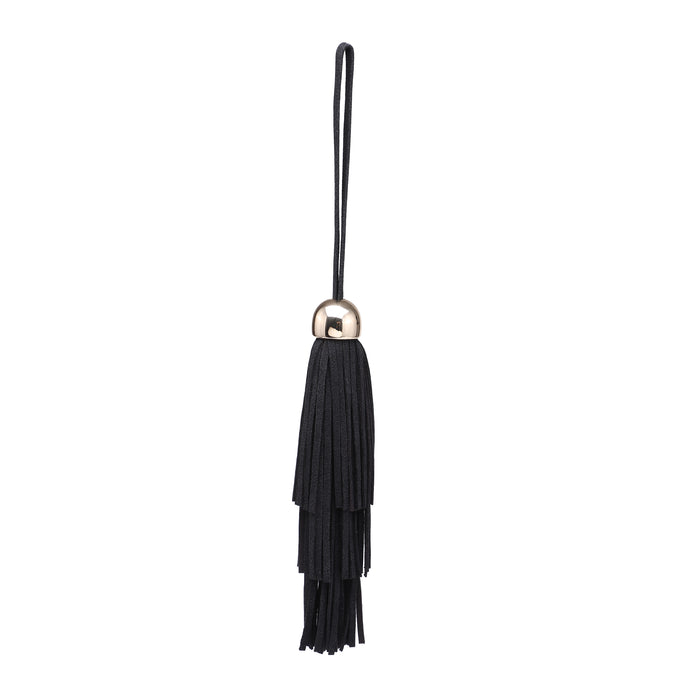 Faux suede tassel bag charm wholesale