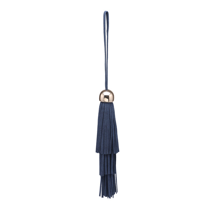 Faux suede tassel bag charm wholesale