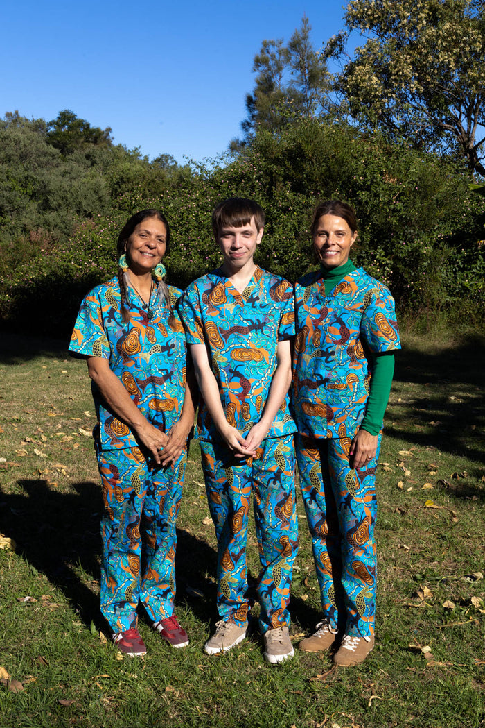 Five Islands - Unisex Printed Scrub Pants