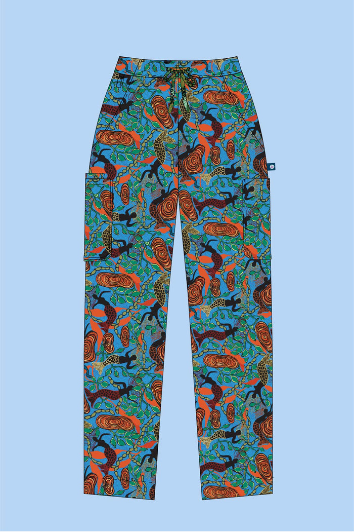 Five Islands - Unisex Printed Scrub Pants