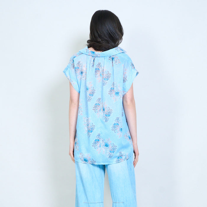 Floral relaxed fit blouse wholesale