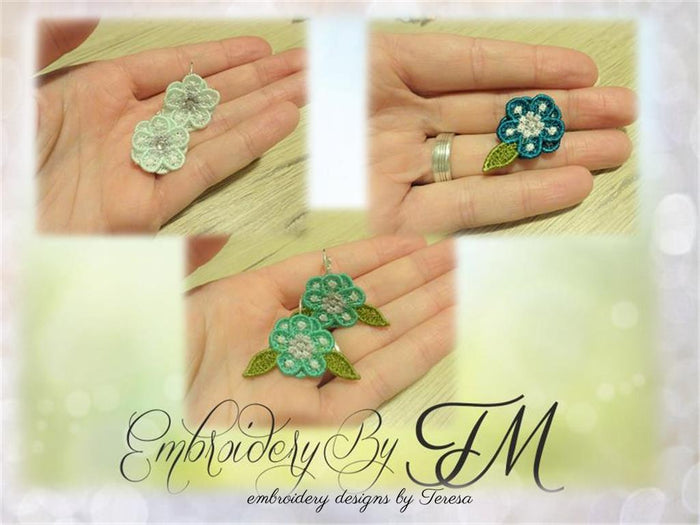 Flowers earrings FSL