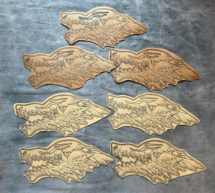 FLUXWOLF LEATHER PATCH