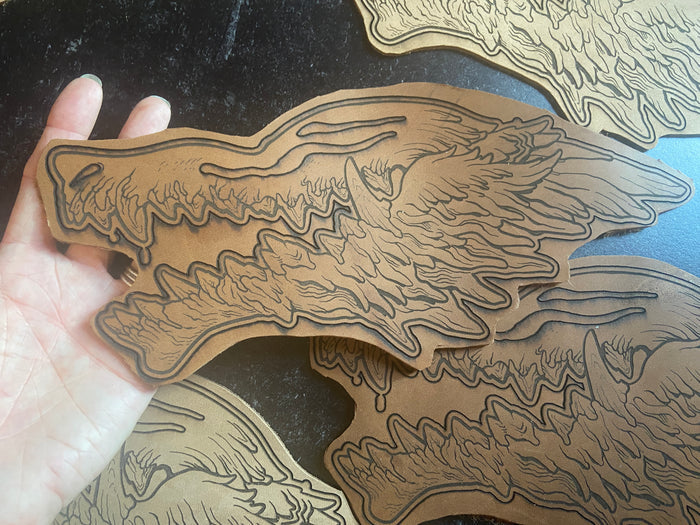 FLUXWOLF LEATHER PATCH