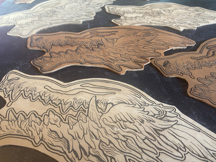 FLUXWOLF LEATHER PATCH