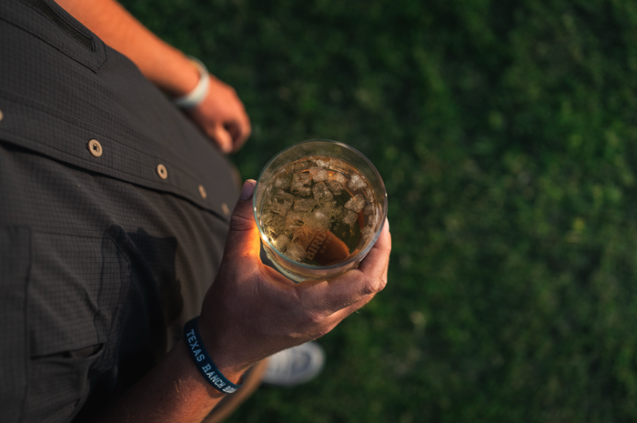 Fly Like Quail Whiskey Glass
