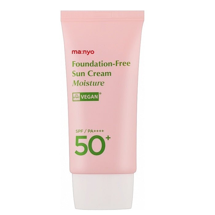 FOUNDATION FREE SUN CREAM SPF50+ PA++++ - Crema De Protectie Solara Pentru Corectarea Nuantei Tenului - skinseen.ro