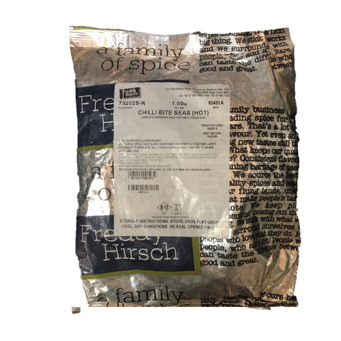 Freddy Hirsch Hot Chilli Bite Seasoning (1 Kg) from South Africa - AubergineFoods.com