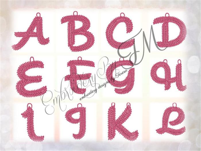 FSL alphabet/4x4 hoop