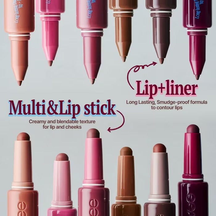 FWEE Long - Lasting Dual Coloring Stick Lip Liner قلم تحديد الشفاه FWEE طويل الأمد بلونين - Princess Cosmetics Qatar