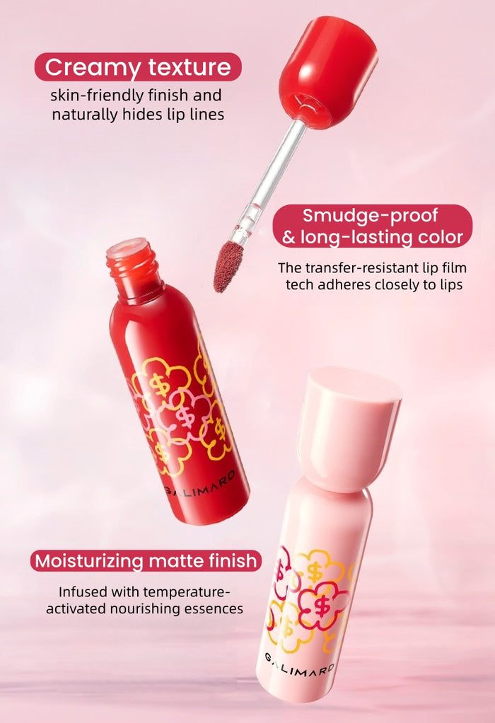 GALIMARD X Rich Flower Matte Long-wear Moist Lip Glaze T5763