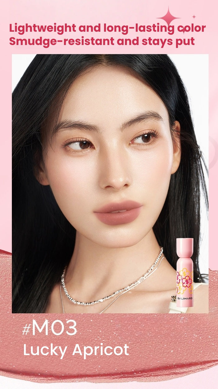 GALIMARD X Rich Flower Matte Long-wear Moist Lip Glaze T5763