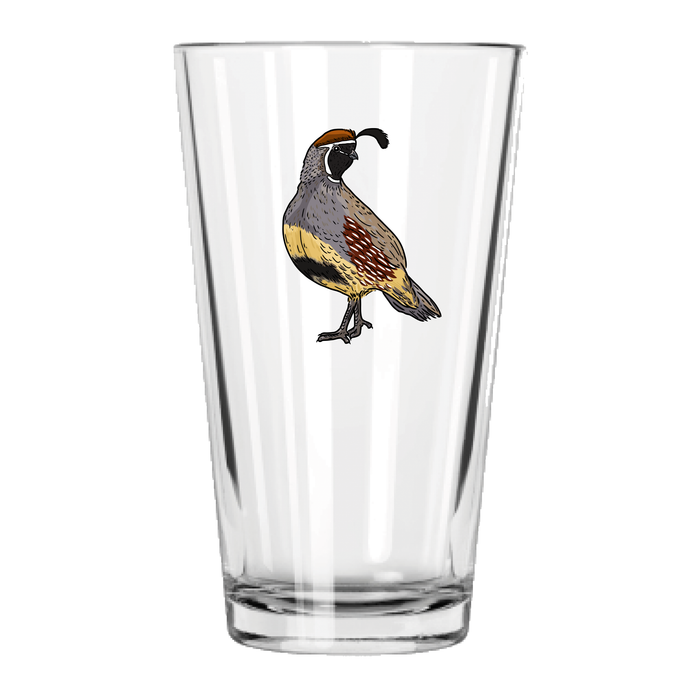 Gambel's Quail Pint Glass