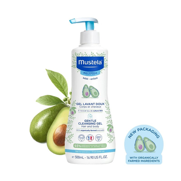 MUSTELA Gentle Cleansing Gel With Organically Farmed Avocado 500ml | Isetan KL Online Store