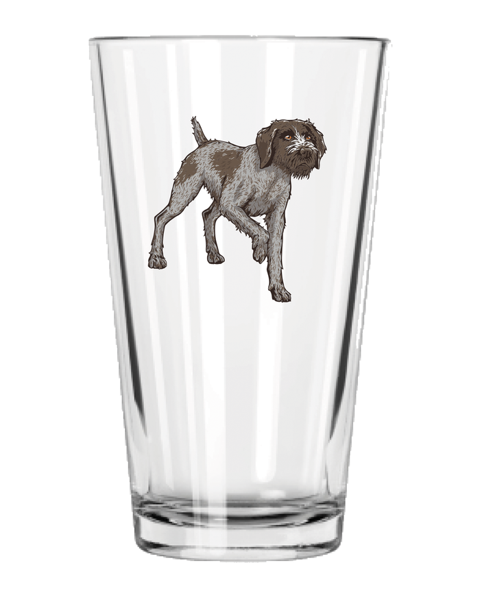 German Wirehair Pint Glass