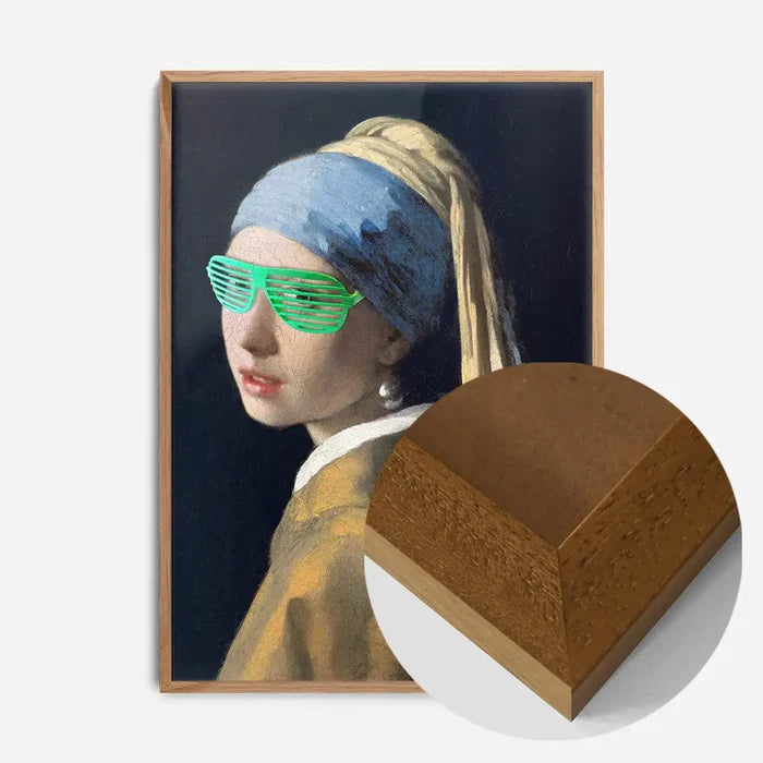 21x30cm | 8¼ x 11¾in / Oak Wood Frame