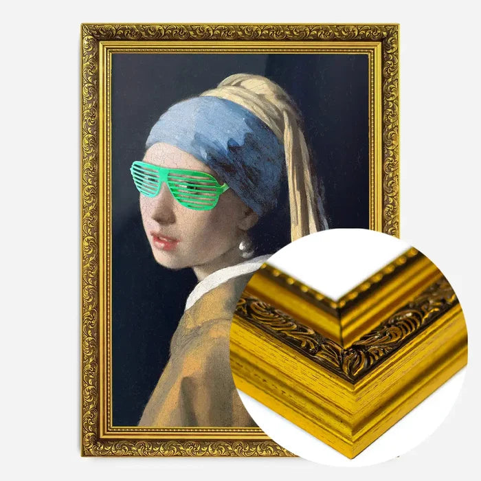 21x30cm | 8¼ x 11¾in / Gold Ornate Frame
