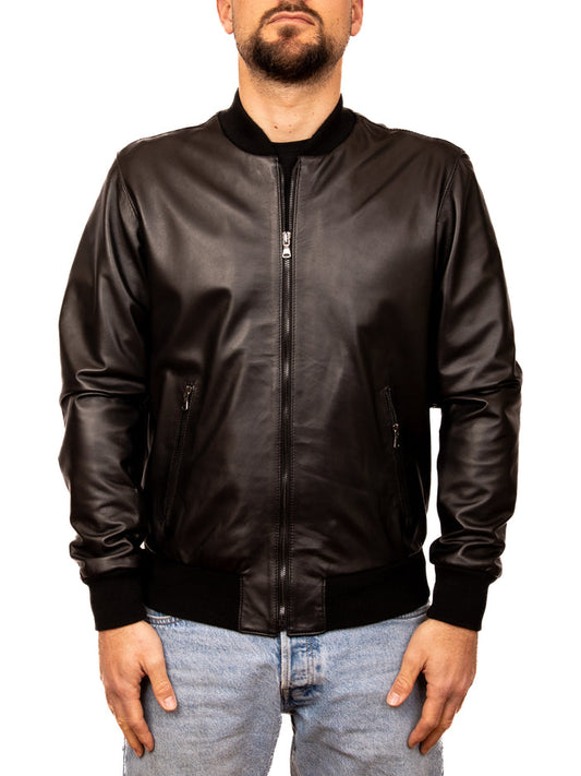 PK BY PASKAL giubbino nappa nero 789 NAPPA-NERO
